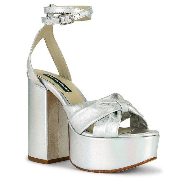 Chelsea Paris Zasa Platform Sandals Chunky Heels Ankle Strap Princess Doll 10/40
